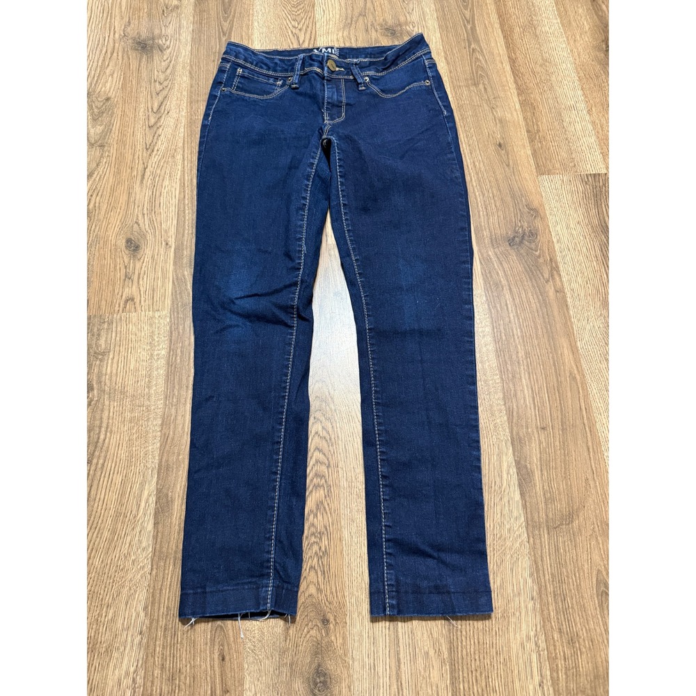 YMI Girl Jeans Girls Size 16 Dark Wash Denim Straight Leg Stretch Excellent